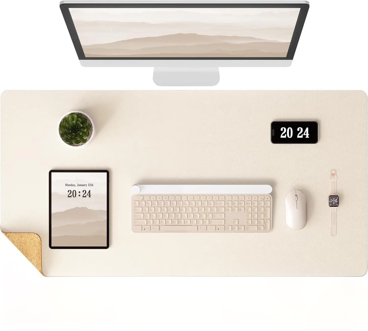 Leather Desk Mat for Gaming and Professionals, Comes in Different Colors and Sizes, Office Keyboard Mat