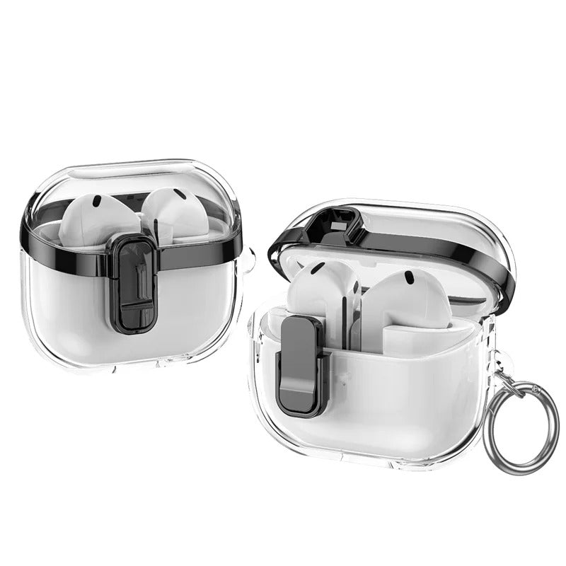 Transparent Case For Samsung Galaxy Buds 3 Pro / Buds 3 Cover Lock Buckle Anti Fall Protective