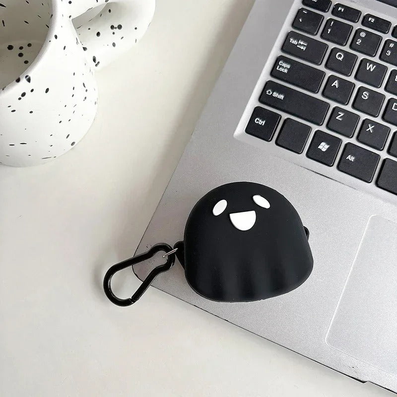 Soft and Thin Cartoon Ghost Case for Samsung Galaxy Buds