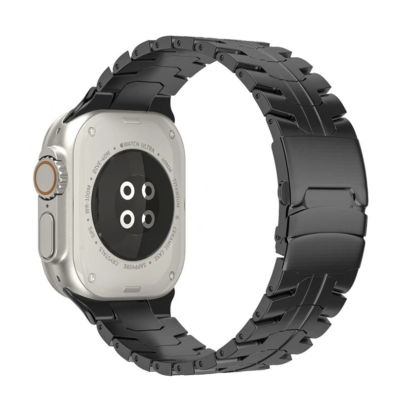 Stainless Steel Strap for Apple Watch – Compatible with Series 1–9, Ultra 2 (49mm), and Series 10 (46mm)