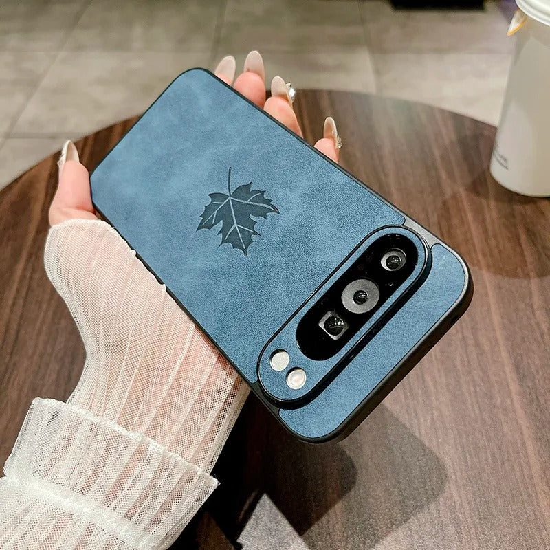 Maple Leaf Leather Case for Google Pixel 9 Series