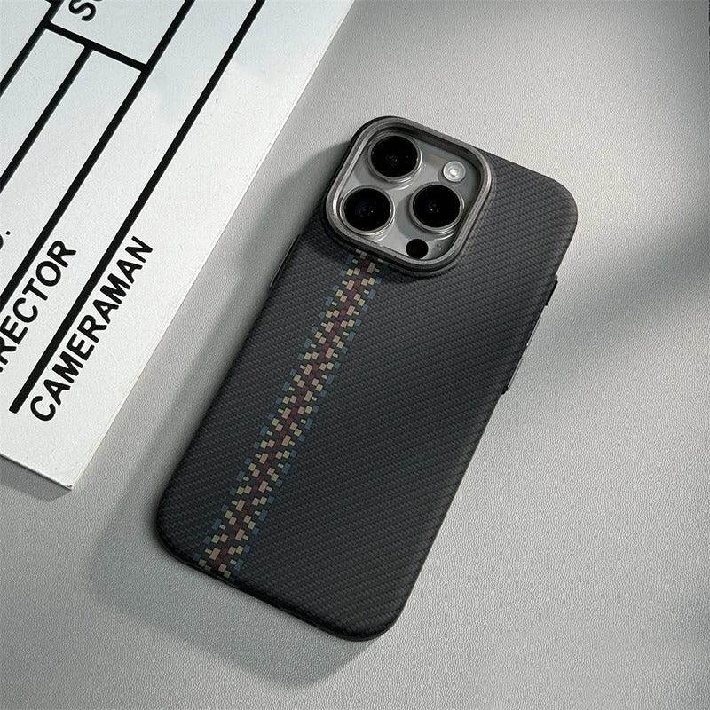 Carbon Fiber Texture With Magsafe Cases for iPhone 14 Series