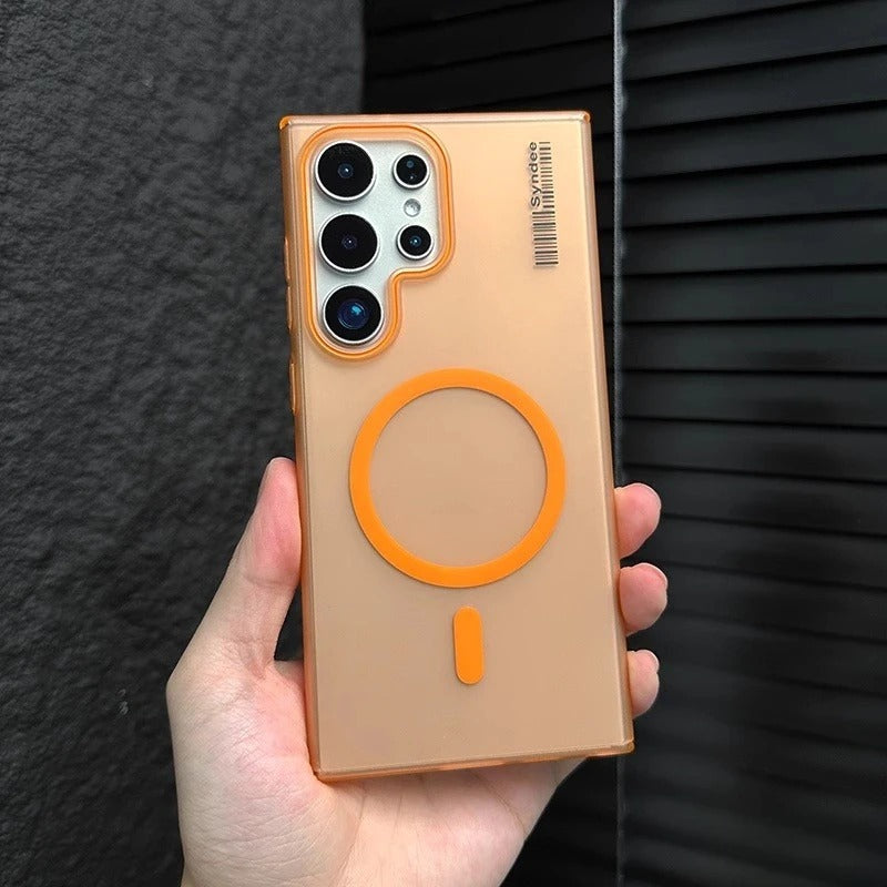 Magnetic Modern Silicon Case for Samsung S24 Series