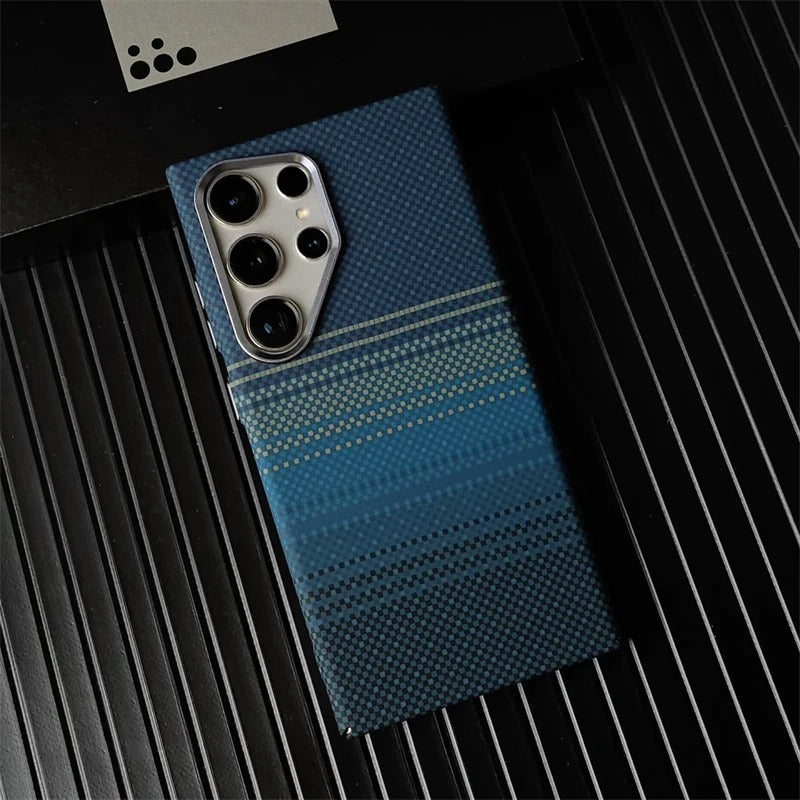 Carbon Fiber Texture with Magsafe Cases for Samsung S25 Series