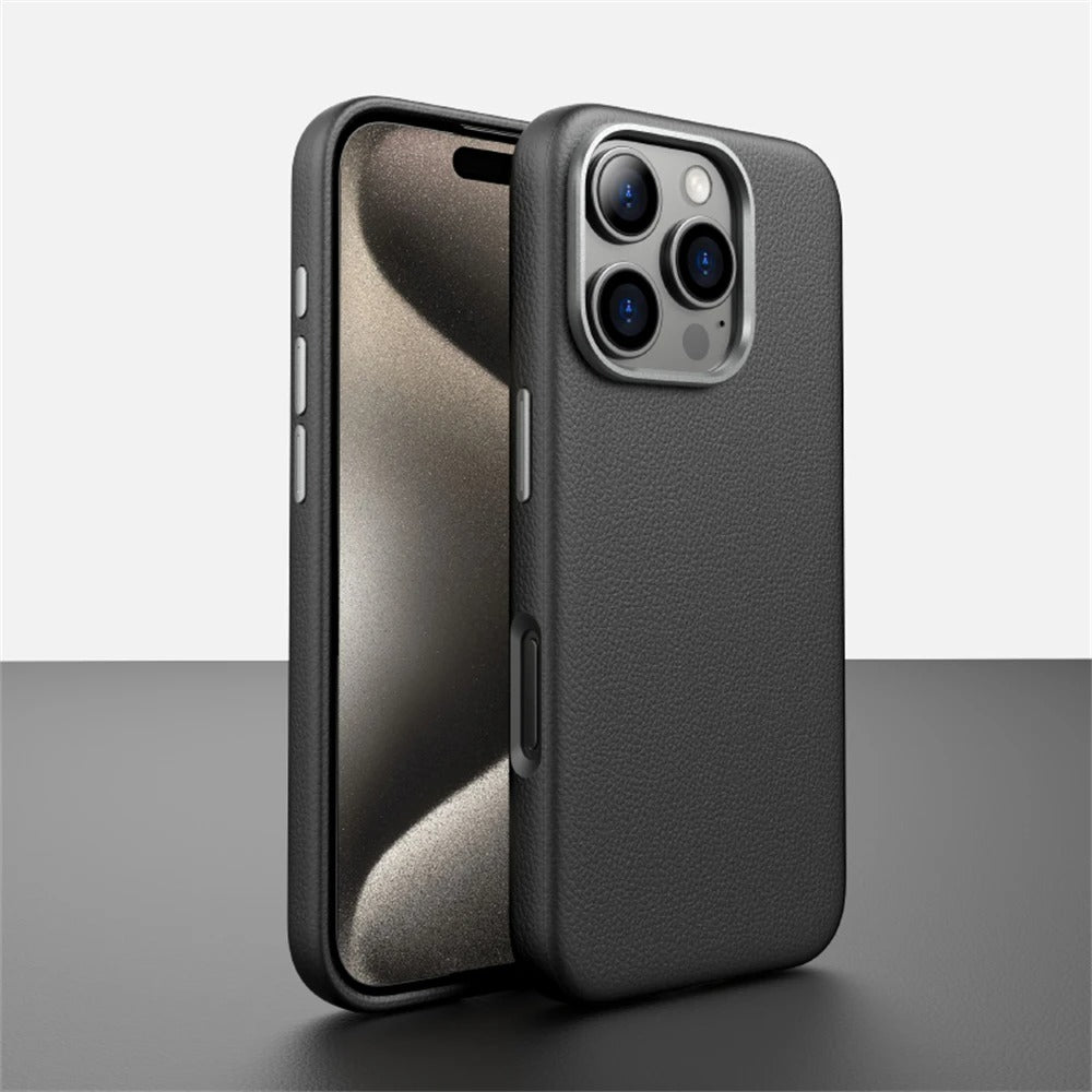 Luxury Leather Case for iPhone 15 Series