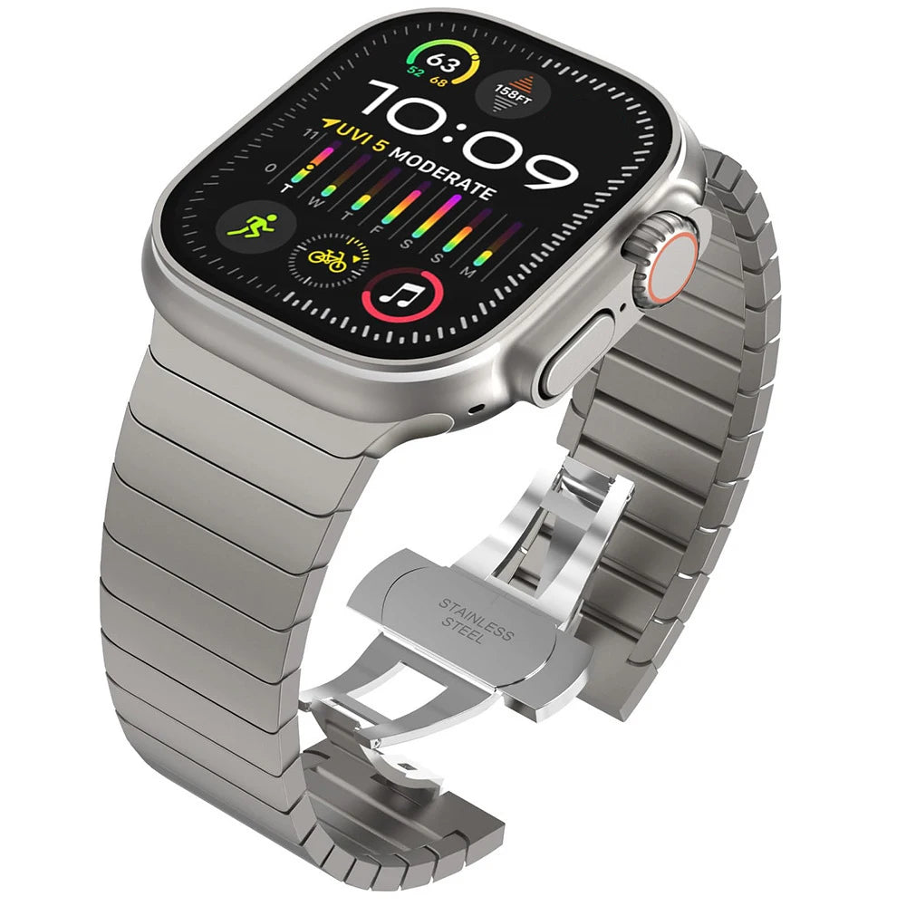 Stainless Steel Band for Apple Watch Series 9 and 10 Ultra