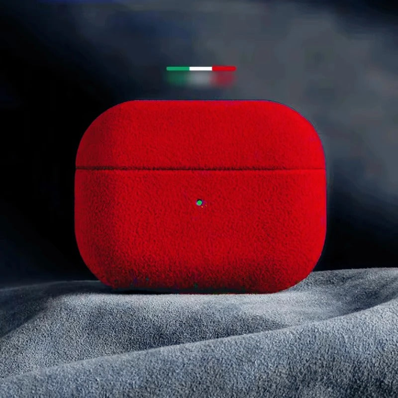 Italian Suede Leather Case For Airpods 3 and 4 and Airpods Pro 1 and Pro 2