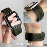 Apple Watch Breathable Knit Nylon Braided Magnetic Buckle Strap – Lightweight, Comfortable &amp; Stylish