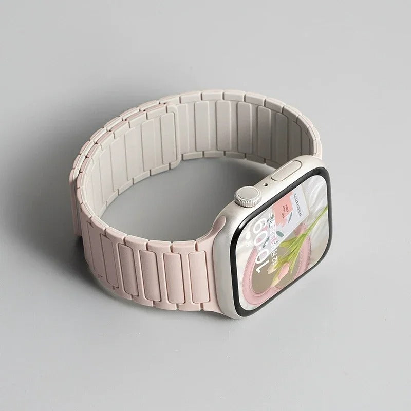 Magnetic Silicone Band for Apple Watch Comes in All Sizes and Series