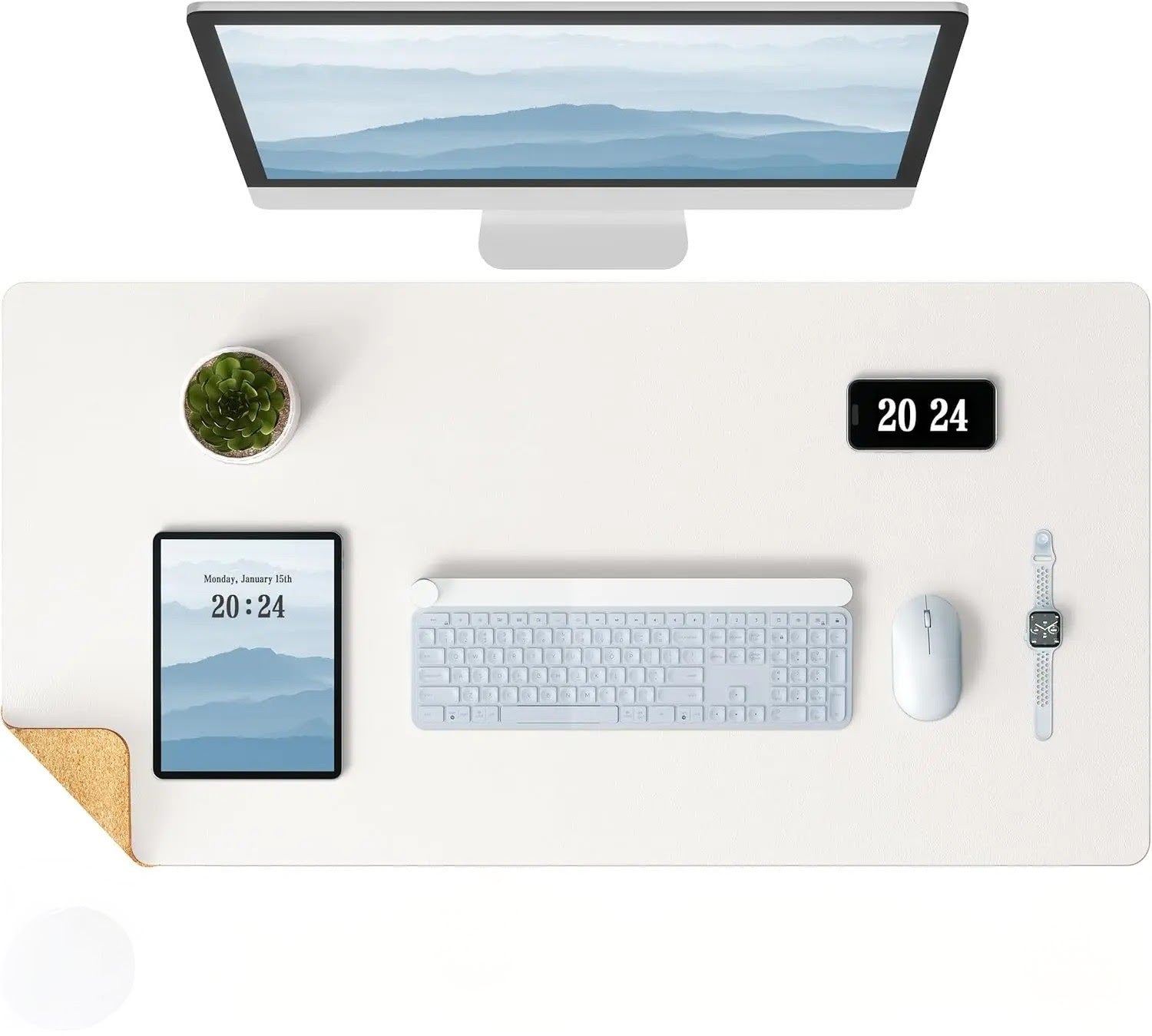 Leather Desk Mat for Gaming and Professionals, Comes in Different Colors and Sizes, Office Keyboard Mat