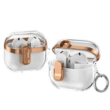 Transparent Case For Samsung Galaxy Buds 3 Pro / Buds 3 Cover Lock Buckle Anti Fall Protective