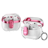 Transparent Case For Samsung Galaxy Buds 3 Pro / Buds 3 Cover Lock Buckle Anti Fall Protective