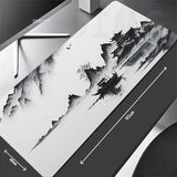 Chinese Ink Painting Mouse Pad For Gamers and Professionals, Non-slip, and Easy to Clean and Install