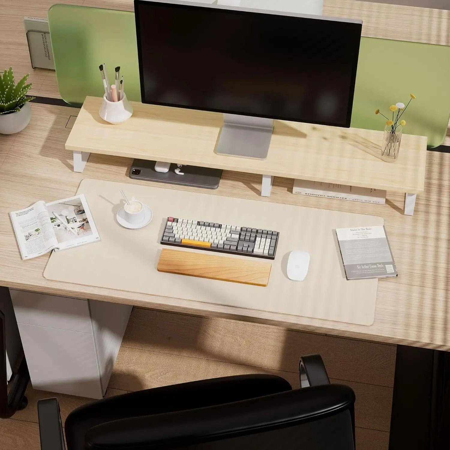 Leather Desk Mat for Gaming and Professionals, Comes in Different Colors and Sizes, Office Keyboard Mat