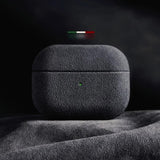 Italian Suede Leather Case For Airpods 3 and 4 and Airpods Pro 1 and Pro 2