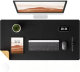 Leather Desk Mat for Gaming and Professionals, Comes in Different Colors and Sizes, Office Keyboard Mat