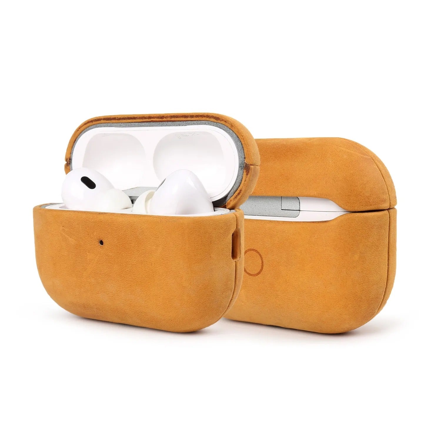 Crazy Horse Genuine Leather Case For Airpods 3 and 4 Handmade Protective shell