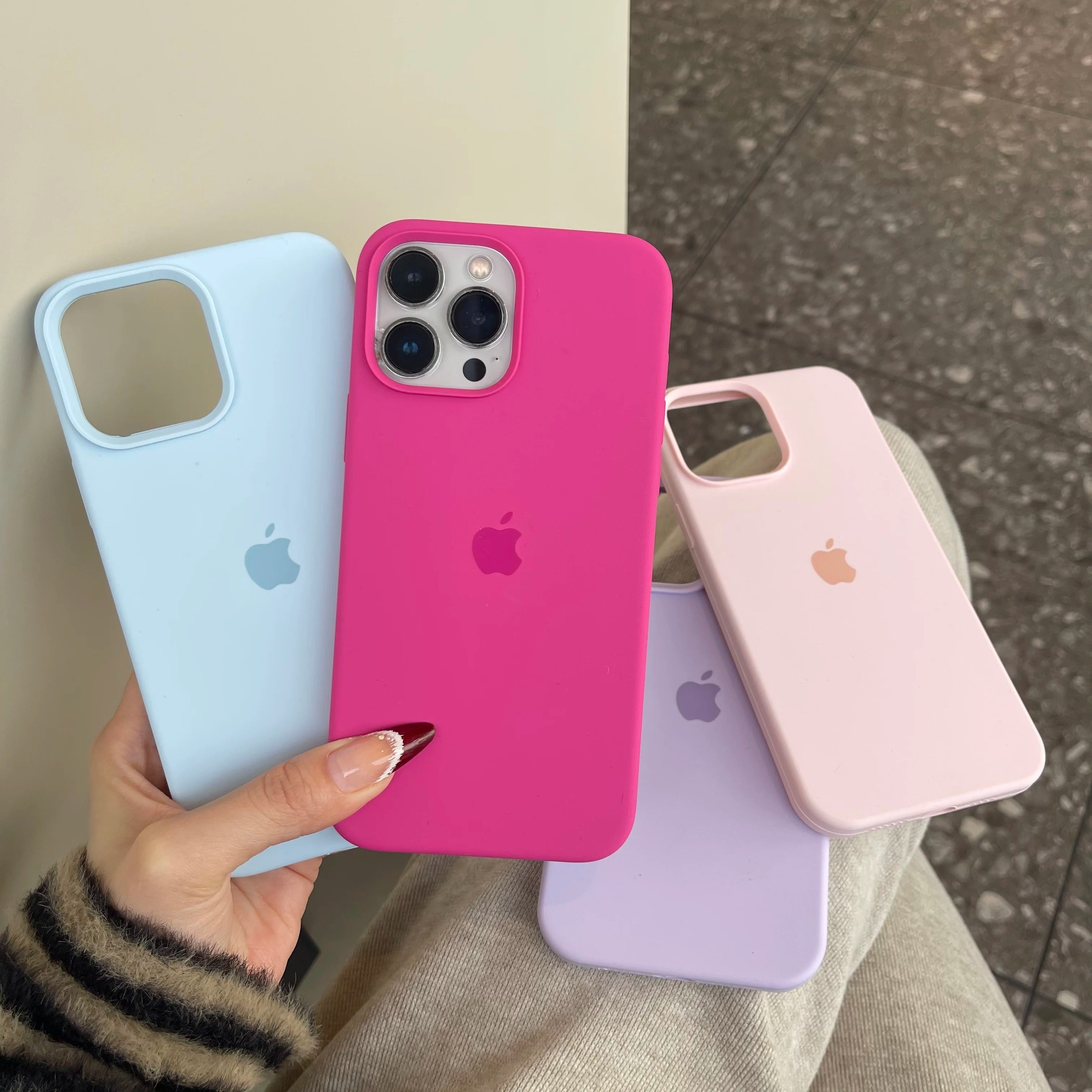 Original Liquid Silicone Phone Case for iPhone 16 Series