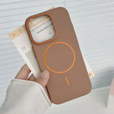 Hard Matte Leather Case for iPhone 14 Series
