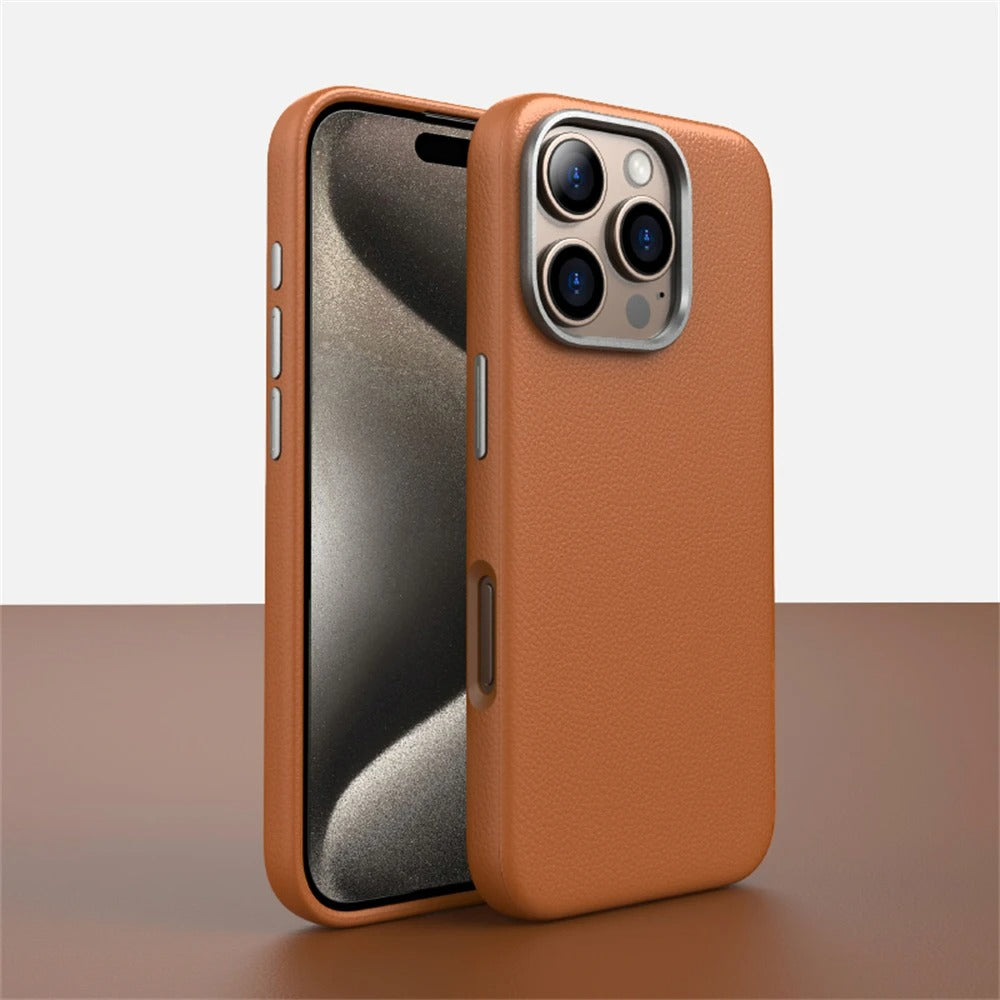 Luxury Leather Case for iPhone 14 + Models