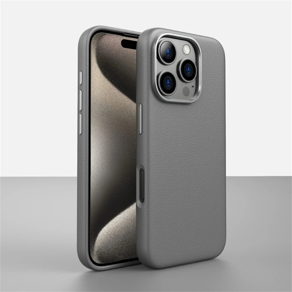 Luxury Leather Case for iPhone 15 Series