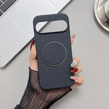 Cloth Fiber Textured Case with Magsafe Magnet for Google Pixel 9 +