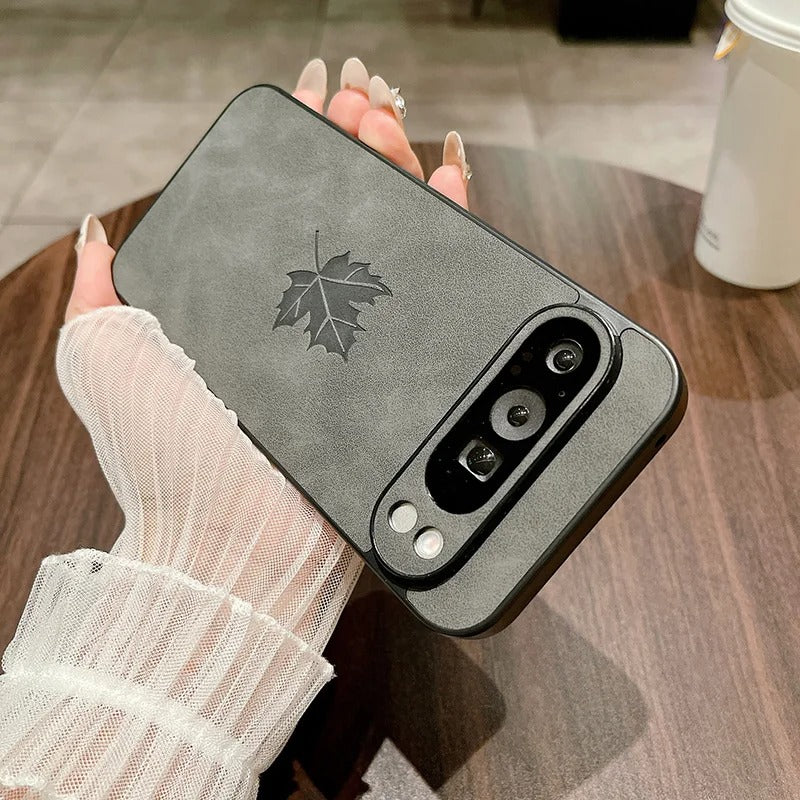 Maple Leaf Leather Case for Google Pixel 9 Series