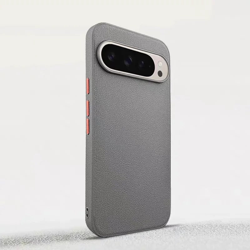 Plain Leather Case for Google Pixel 9 Series