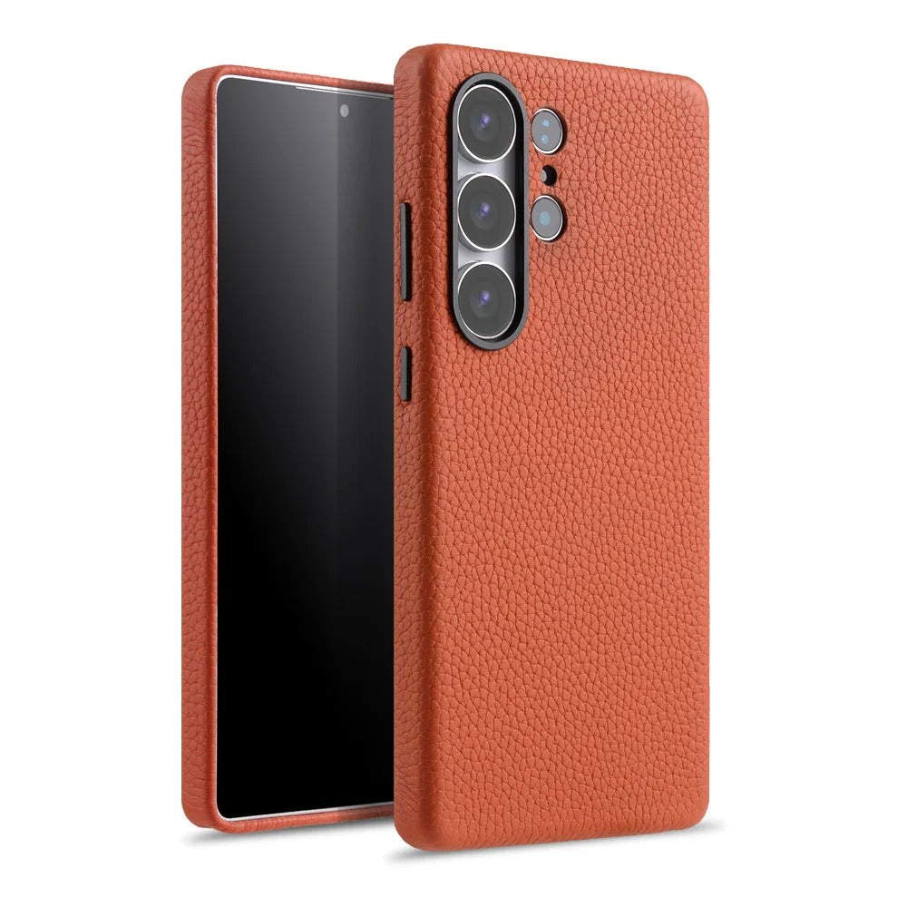 Genuine Leather Case for Samsung S25 Series