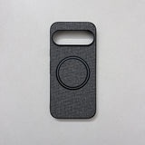 Cloth Fiber Textured Case with Magsafe Magnet for Google Pixel 9 +