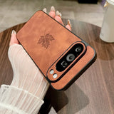 Maple Leaf Leather Case for Google Pixel 9 Series