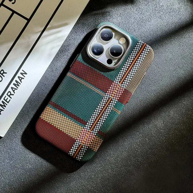 Carbon Fiber Textured Cases for iPhone 16 Series