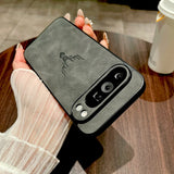 Cowhide Leather with Magsafe Magnet for Google Pixel 9 Series