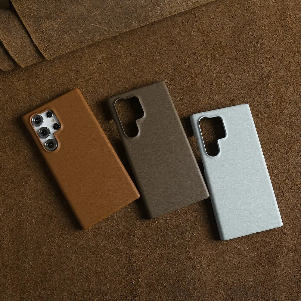 Premium Leather Case for Samsung S25 Series