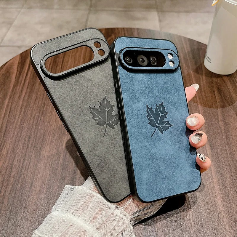Maple Leaf Leather Case for Google Pixel 9 Series