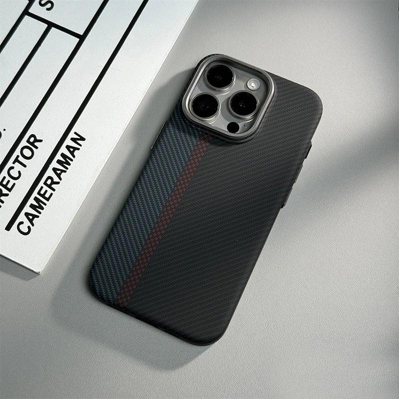 Carbon Fiber Texture With Magsafe Cases for iPhone 14 Series
