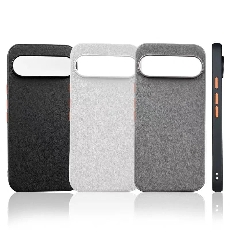 Plain Leather Case for Google Pixel 9 Series